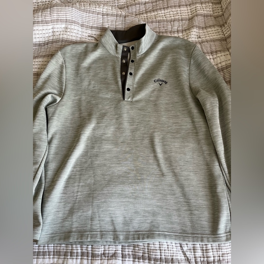 Callaway Gray quarter zip Pullover